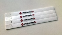 Kahevärviline trükk paberkäepaelal