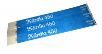Ärarebitava kupongiga, valge pealetrükiga paberkäepael